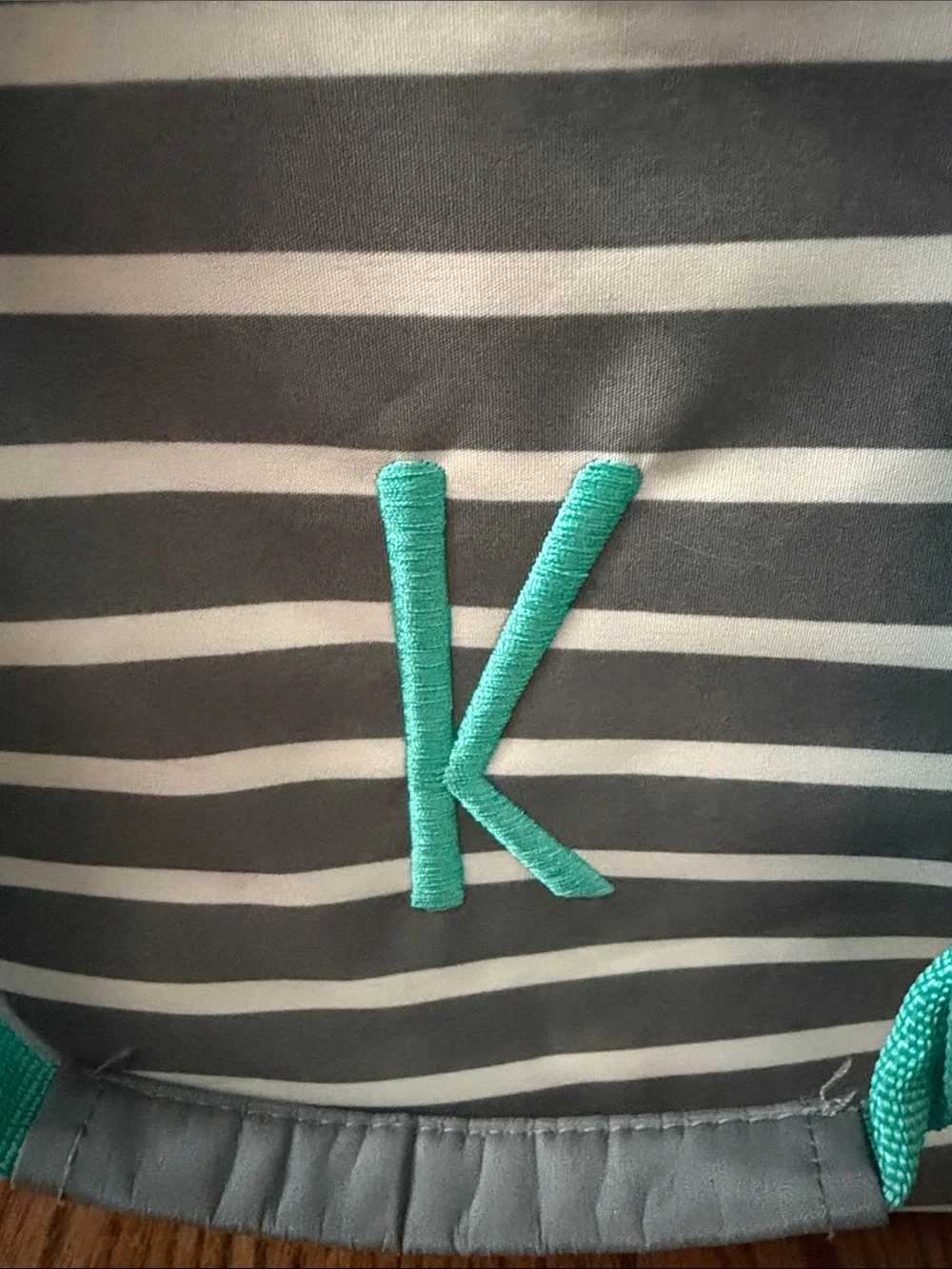 Initials Inc. Park Pack Cooler with Embroidered 'K' New with Tags